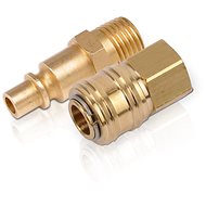 POWERPLUS Quick coupling hose + euro POWAIR0261 - Quick Coupler