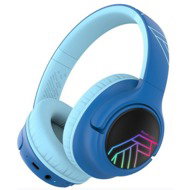 PowerLocus Bobo Black / Blue - Vezeték nélküli fül-/fejhallgató