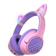 PowerLocus Bobo Cat Ears Purple/Pink - Wireless Headphones