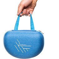 PowerLocus Fabric Carry Case Blue - Headphone Case