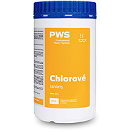 PWS Chlorine tablets slow dissolving 200 g 1 kg - Pool Chemicals