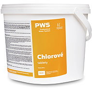 PWS Chlorine tablets slow dissolving 200 g 3 kg - Pool Chemicals
