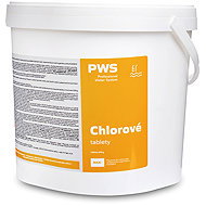 PWS Chlorine tablets slow dissolving 200 g 5 kg - Pool Chemicals