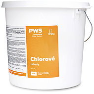 PWS Chlorine tablets slow dissolving 20 g 3 kg - Pool Chemicals