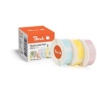 PEACH PE101 12 x 40 mm, 3 x 180 pcs, blue, yellow and pink - Paper Labels