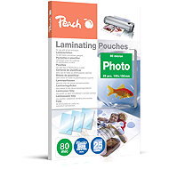 PEACH S-PP080-20 for photos A6 (10 x 15 cm)/160 wood - pack of 25 - Laminating Film