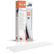 PEACH PB410-02 A4 10MM bílý - balení 100 ks - Binding Spine