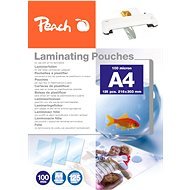 Peach A4 (216×303 mm), 100 mikronos, fényes, 100 db + 25 db ingyen - Lamináló fólia