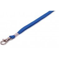 EUROSUPPLIES ROSE lanyard with carabiner, blue - package 50 pcs - Tag