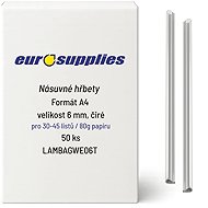 EUROSUPPLIES násuvný 6 mm čirý - balení 50 ks - Binding Spine