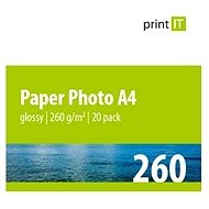 PRINT IT Paper Photo Glossy A3, 260g/m2, 20 sheets - Photo Paper