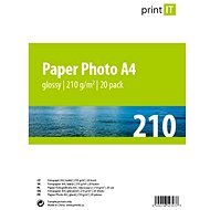 PRINT IT Paper Photo A4 210 g/m2 lesklý 20 ks - Fotopapier