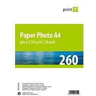 Drucken Sie es Fotoglanzpapier A4 20 Blatt - Fotopapier
