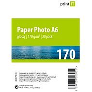 PRINT IT Paper Photo Glossy A6 20 Blätter - Fotopapier