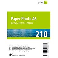 PRINT IT Paper Photo Glossy A6, 210g/m2, 20 sheets - Photo Paper