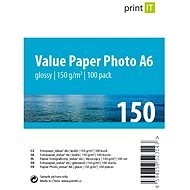 Nyomtassa Paper Photo Glossy A6 100 lap - Fotópapír
