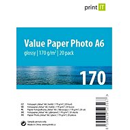 PRINT IT Paper Photo Glossy A6 20 sheets - Photo Paper