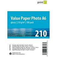 PRINT IT Fényes fotópapír A6, 100 lap - Fotópapír