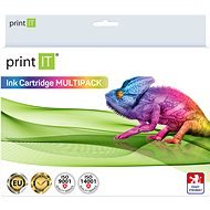 PRINT IT Multipack PGI-525 + CLI-526 2xBk/PBK/C/M/Y for Canon Printers - Compatible Ink