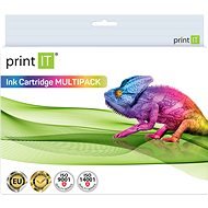 PRINT IT 652XL Multipack BK + 652XL Farbe für HP Drucker - Kompatible Druckerpatrone