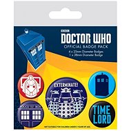Dr. Who: Exterminate - badges 5 pieces - Badge