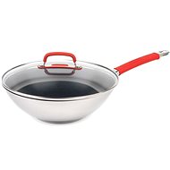 Pyrex Deep Steel Pan with a Teflon Coating, 28cm - Pan