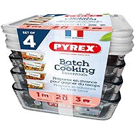 Pyrex 913S271/7644 Set of 1,5 l jars 4 pcs - Food Container Set