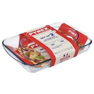 Pyrex Set of 2 baking pans 3,7 l + 2,2 l - Baking Pan