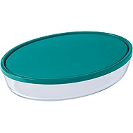Pyrex Oval Glass Roaster with Lid 3.1L - Baking Pan
