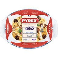 Pyrex Baking dish 3 l oval, glass - Baking Pan
