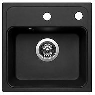 Pyramis CAMEA MINI 40 × 40, 1B Vulcano 070168201 - Granite Sink