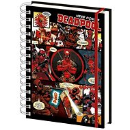 Marvel Deadpool: Comics Colage - A5 notebook with ring binder - Journal