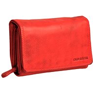 Old River Women's leather wallet WS-6022 red - Wallet