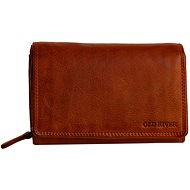 Old River Women's leather wallet WS-6022 brown - Wallet
