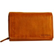 Old River Women's leather wallet WS-6022 light brown - Wallet