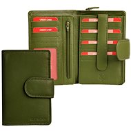 Old River Women's leather wallet 025 green - Wallet