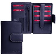 Old River Women's leather wallet 025 dark blue - Wallet