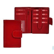 Old River Women's leather wallet 025 red - Wallet