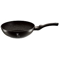 BERLINGERHAUS WOK pan with marble surface 28 cm Black Silver Collection - Wok Pan