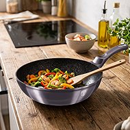 BERLINGERHAUS WOK pan with marble surface 28 cm Carbon PRO Line - Wok Pan
