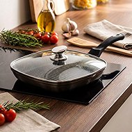 BERLINGERHAUS Grill pan with lid Shiny Black Collection 28cm - Pan