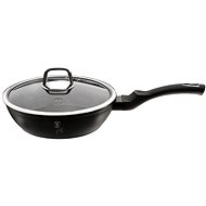 BERLINGERHAUS Deep frying pan with lid Black Silver Collection 24cm - Pan