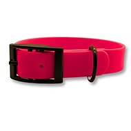 PafDog Waterproof rubber collar for dogs, pink - M - Dog Collar