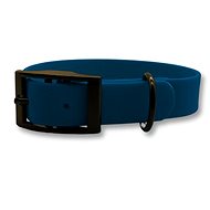 PafDog Waterproof rubber collar for dogs, dark blue - M - Dog Collar