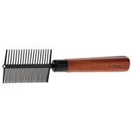 EBI Noir Japandi Reversible comb for dogs 35 + 17 teeth - Dog Comb