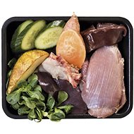 Ostrich with side dish 0,25 kg - Dog Food in Tray