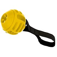 Ferribiella Yellow ball with handle 8 cm - Dog Toy