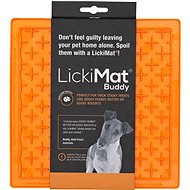 LickiMat Buddy licking pad orange - Lick Mat
