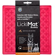 LickiMat Buddy Licking Pad Pink - Lick Mat