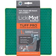 LickiMat Soother Tuff Pro Licking Pad Green - Lick Mat